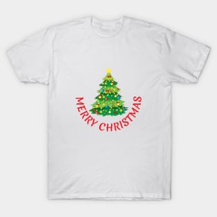 Merry Christmas Tree T-Shirt